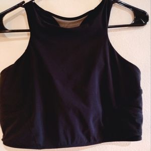 Lululemon Women's Mesh Back Training Bra Size 10 Color Black